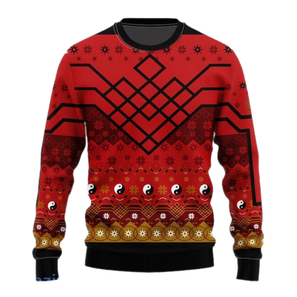 Lunar New Year Ugly Christmas Sweater For Men & Women Christmas Gift Sweater US3857 - WeCustomit