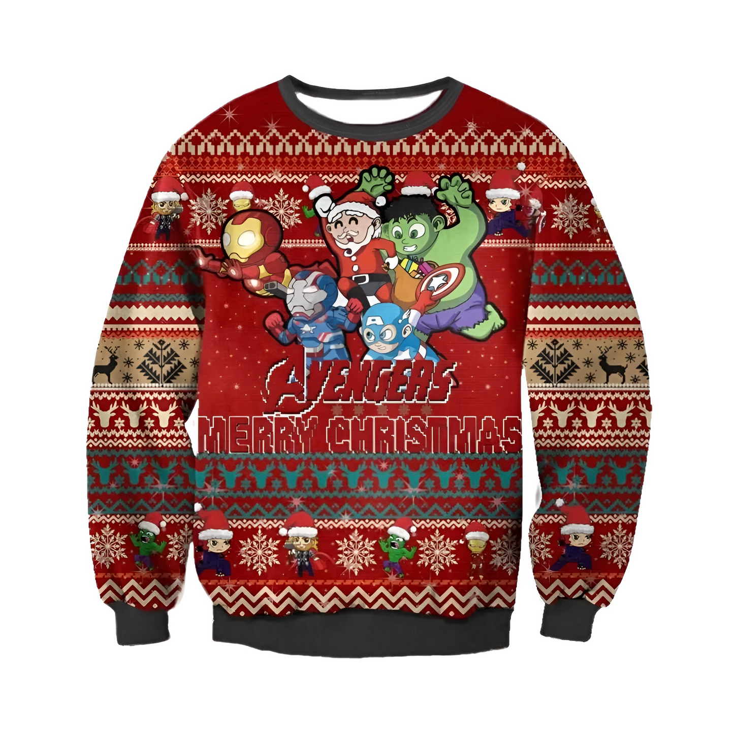 Avengers End Game Ugly Christmas Sweater For Men & Women Christmas Gift Sweater US3870 - WeCustomit