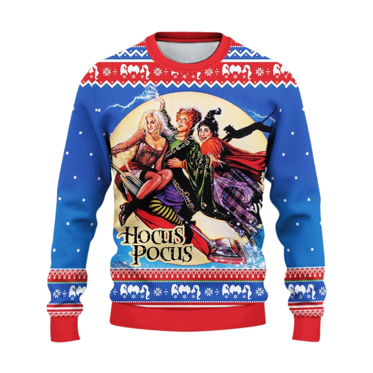 H0cus P0cus Party Ugly Christmas Sweater For Men & Women Christmas Gift Sweater US3832 - WeCustomit