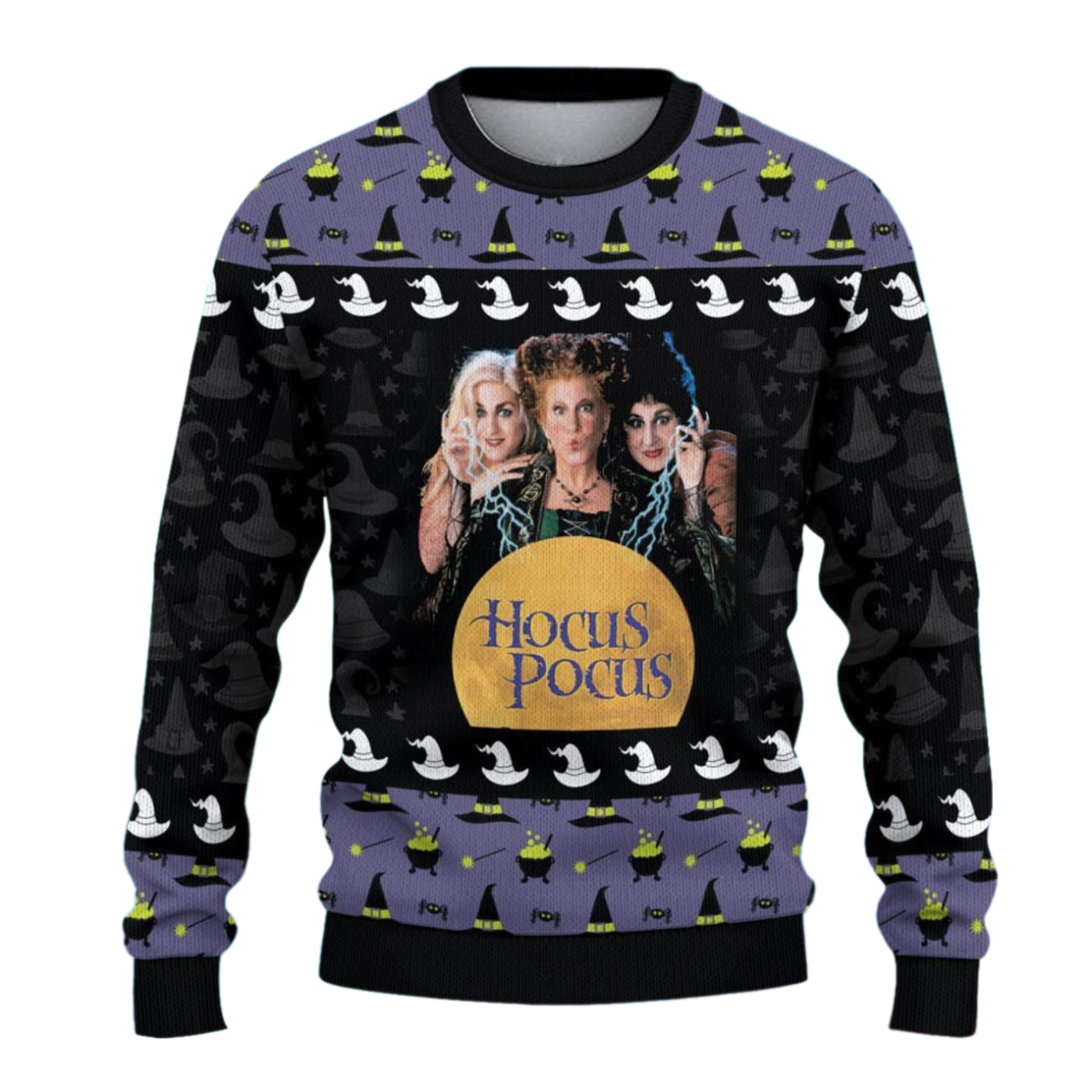 H0cus P0cus Halloween Party Ugly Christmas Sweater For Men & Women Christmas Gift Sweater US3905 - WeCustomit