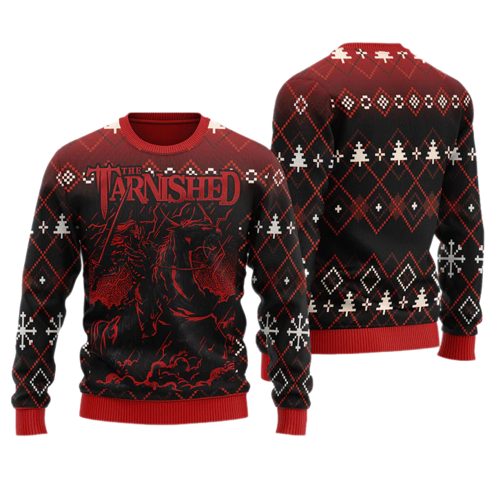 The Tarnished Elden Ring Game The Socerist Unisex Ugly Christmas Sweater For Men & Women Christmas Gift Sweater US4036 - WeCustomit
