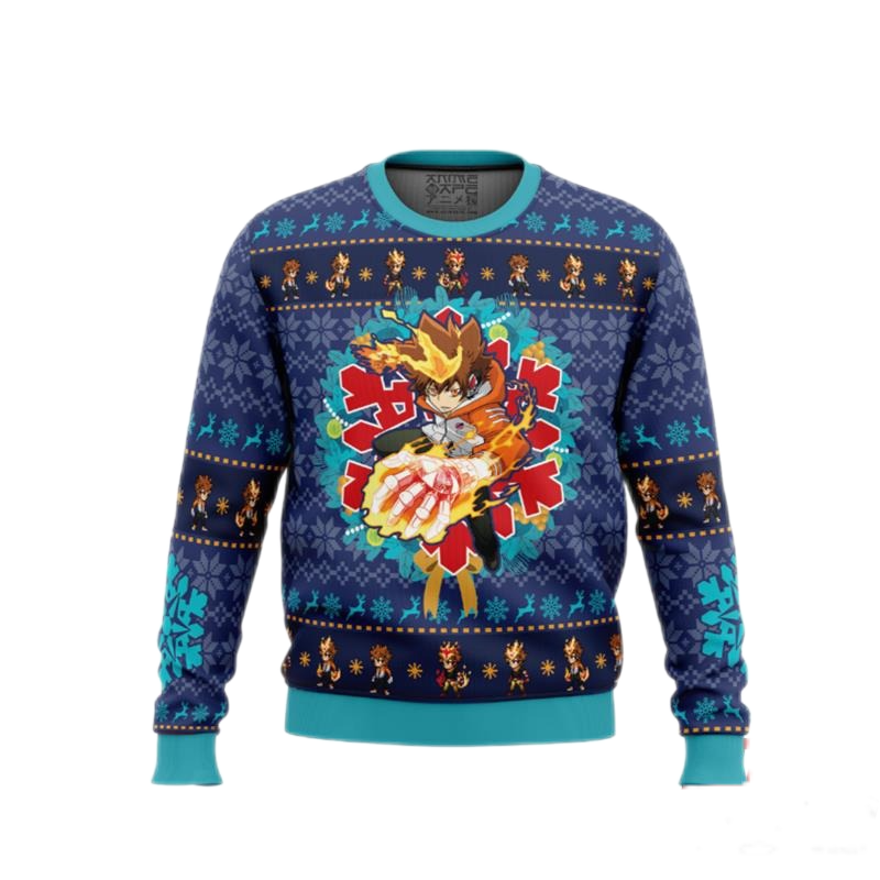 Tsunayoshi Sawada Kateyo Hitman Reborn Ugly Christmas Sweater For Men & Women Christmas Gift Sweater US4055 - WeCustomit