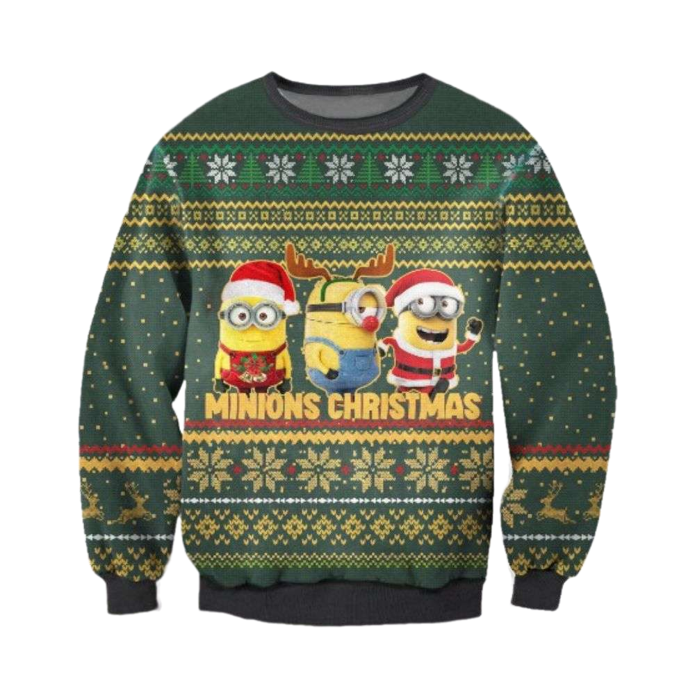 Get Into The Holiday Spirit With Minion Ugly Christmas Sweater For Men & Women Christmas Gift Sweater US4063 - WeCustomit
