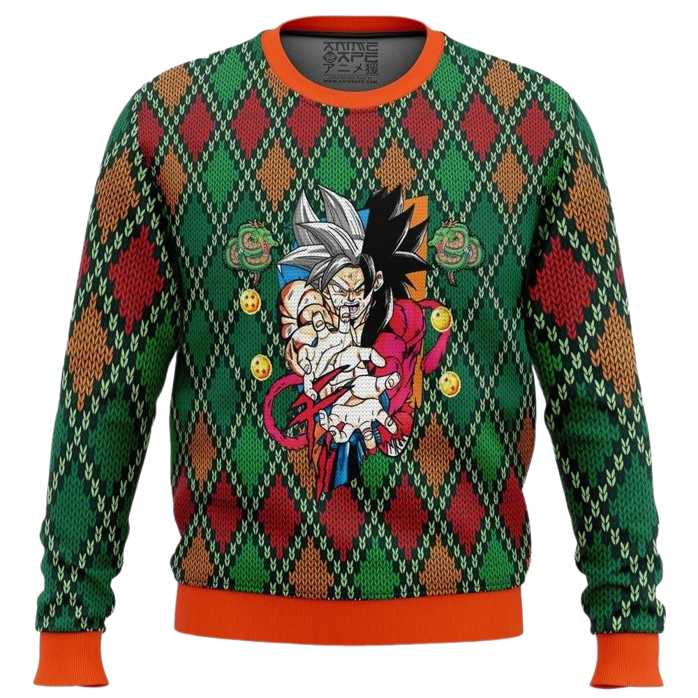 Goku Super Sai.yan Dragon Ball Z Ugly Christmas Sweater For Men & Women Christmas Gift Sweater US4158 - WeCustomit
