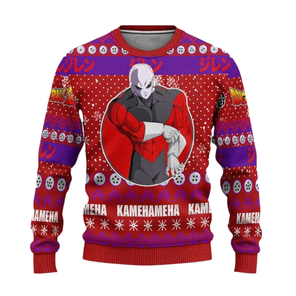 Jiren Anime Dragon Ball Z Ugly Christmas Sweater For Men & Women Christmas Gift Sweater US4159 - WeCustomit
