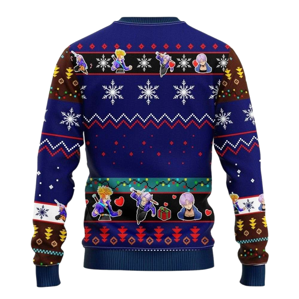 Trunk Anime Dragon Ball Z Ugly Christmas Sweater For Men & Women Christmas Gift Sweater US4171 - WeCustomit
