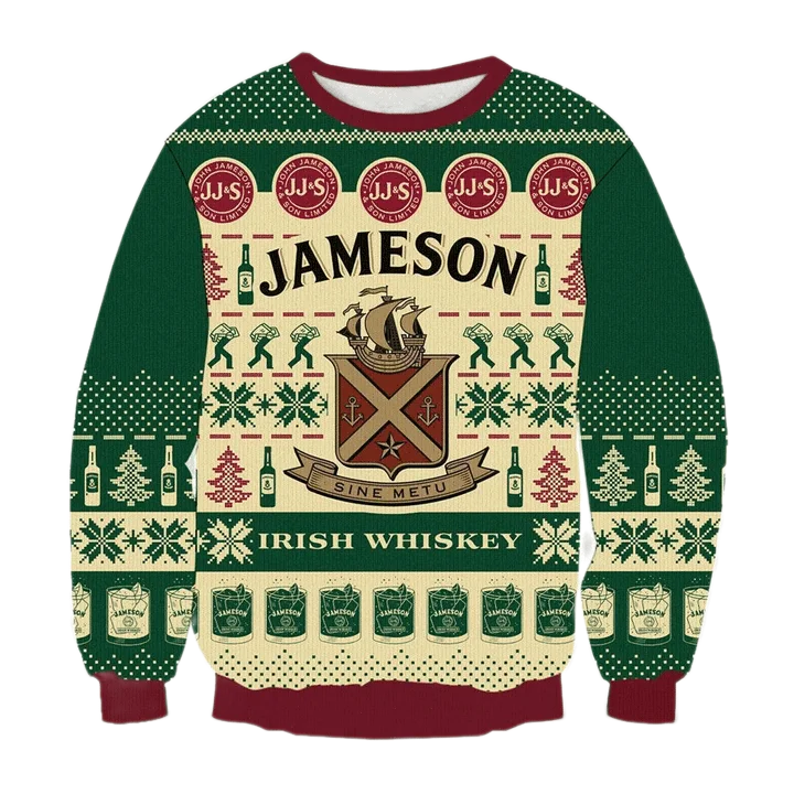 Unisex JMS 3D Ugly Christmas Sweater For Men & Women Christmas Gift Sweater BH1205 - WeCustomit