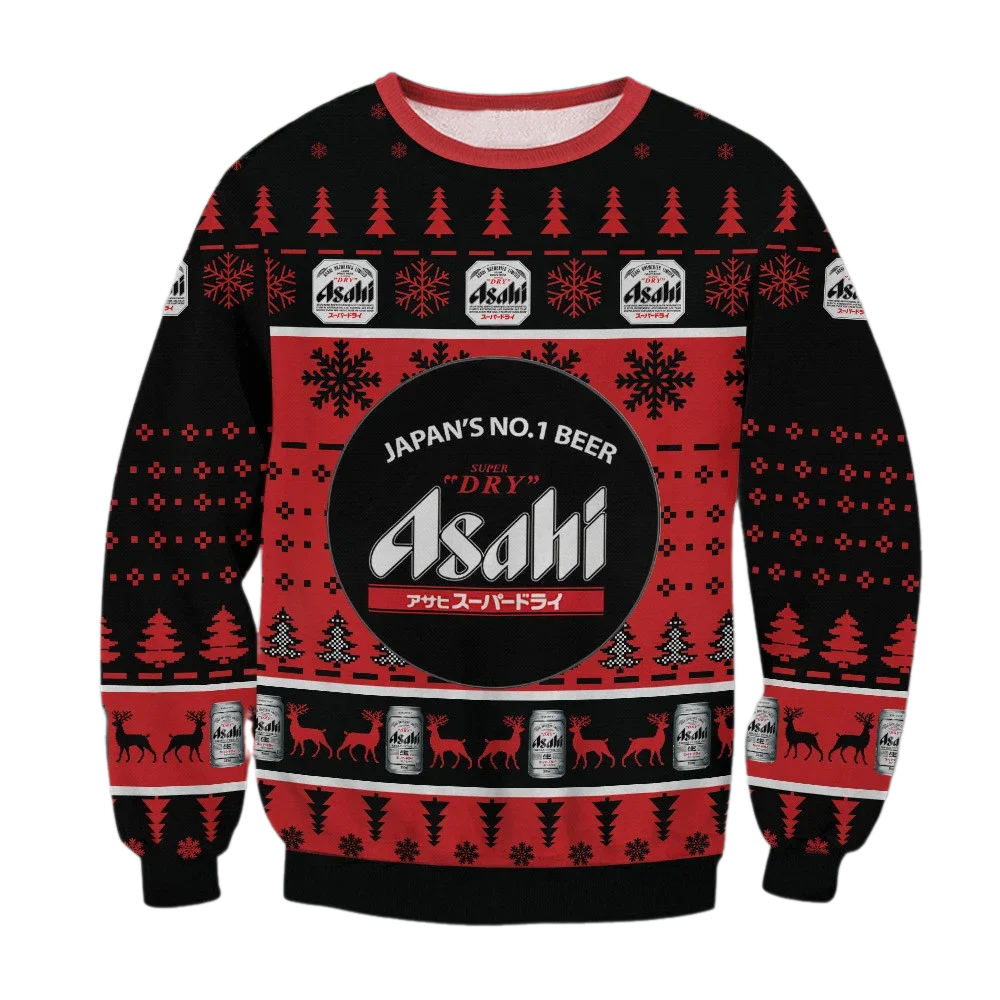 Unisex ASH 3D Ugly Christmas Sweater For Men & Women Christmas Gift Sweater BH1297 - WeCustomit