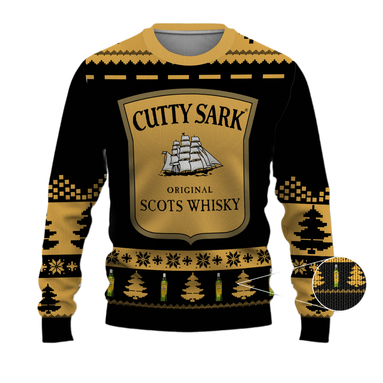 Unisex Cutty Sark 3D Ugly Christmas Sweater For Men & Women Christmas Gift Sweater BH1298 - WeCustomit