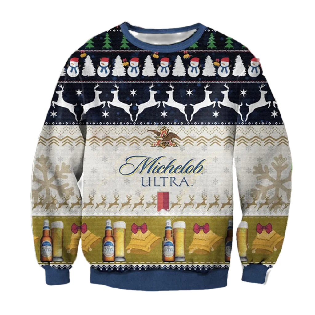 Unisex MLU 3D Ugly Christmas Sweater For Men & Women Christmas Gift Sweater BH1323 - WeCustomit
