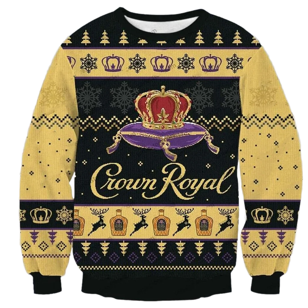 Unisex CR 3D Ugly Christmas Sweater For Men & Women Christmas Gift Sweater BH1324 - WeCustomit