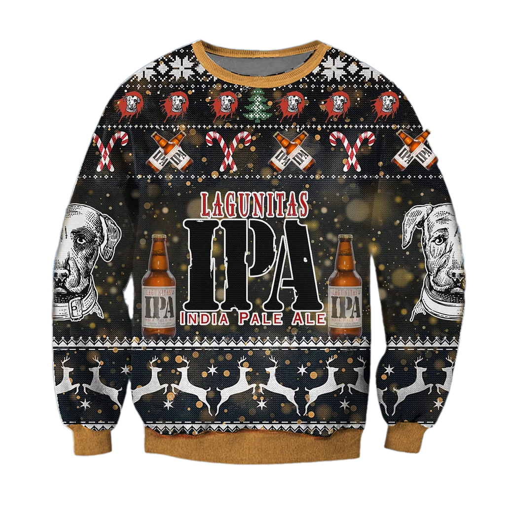 Unisex LGN 3D Ugly Christmas Sweater For Men & Women Christmas Gift Sweater BH1328 - WeCustomit