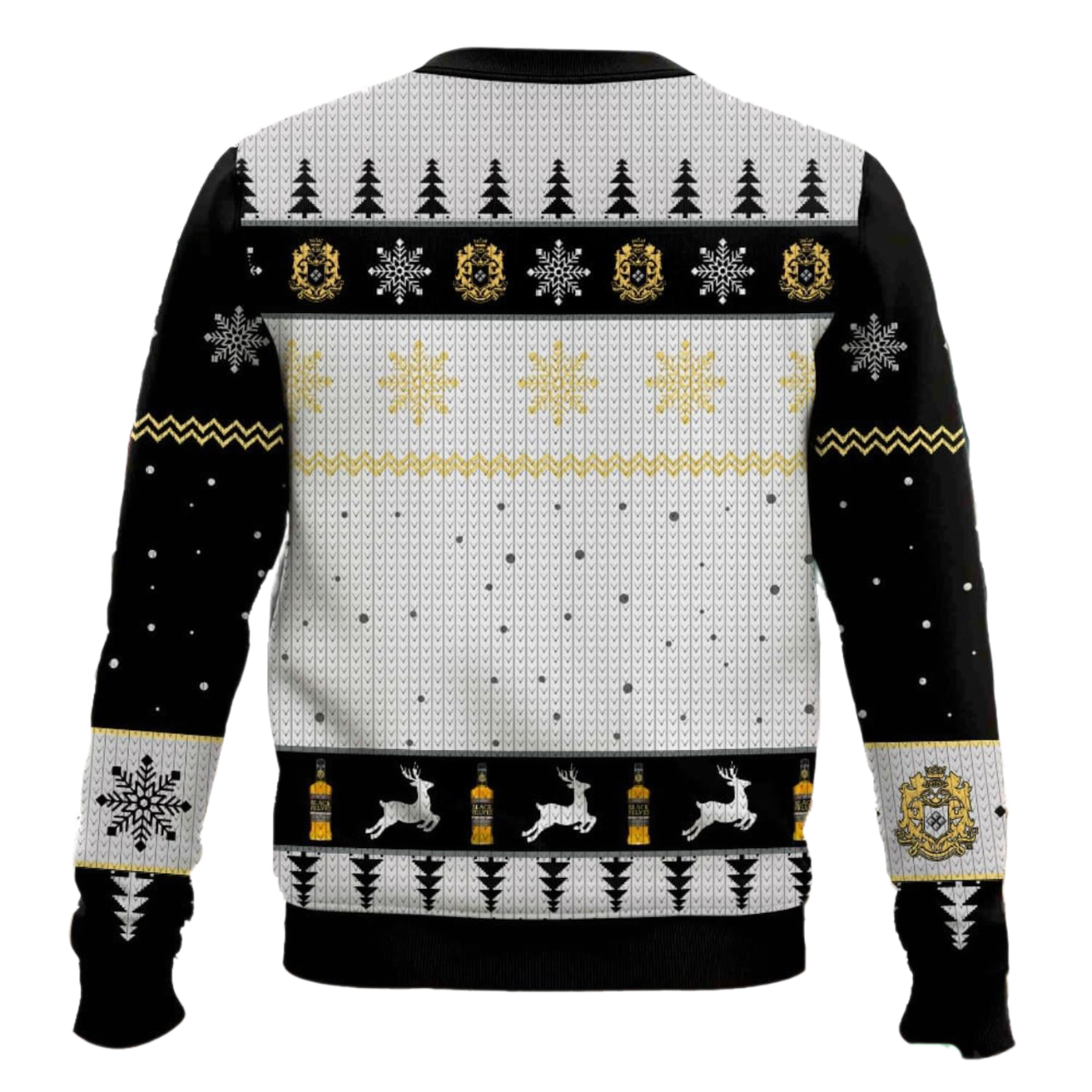 Unisex Black Velvet 3D Ugly Christmas Sweater For Men & Women Christmas Gift Sweater BH1339 - WeCustomit