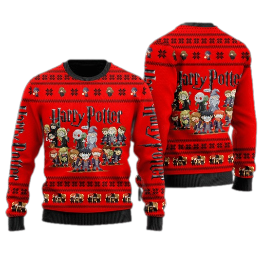 Funny Har.ry Pot.ter Characters Ugly Christmas Sweater For Men & Women Christmas Gift Sweater US4191 - WeCustomit