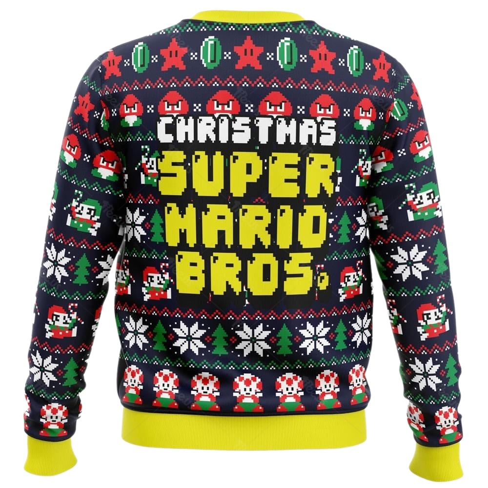 Christmas Sup.er Ma.rio Bros Ugly Christmas Sweater For Men & Women Christmas Gift Sweater US4244 - WeCustomit