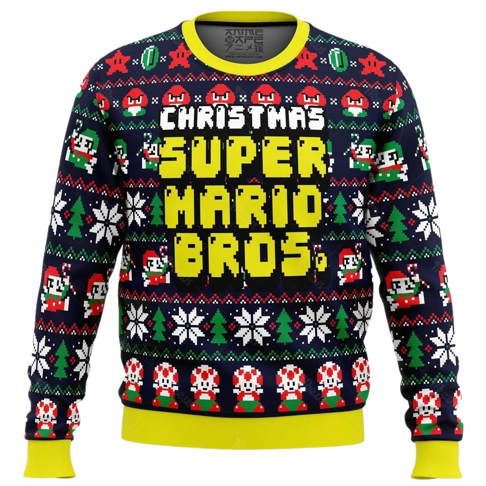 Christmas Sup.er Ma.rio Bros Ugly Christmas Sweater For Men & Women Christmas Gift Sweater US4244 - WeCustomit