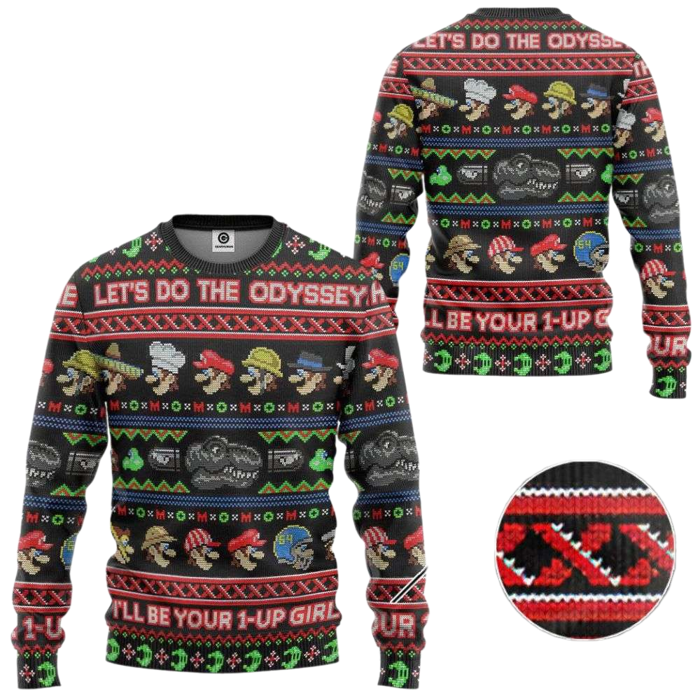 Let’s Do The Odyssey Ugly Christmas Sweater For Men & Women Christmas Gift Sweater US4247 - WeCustomit