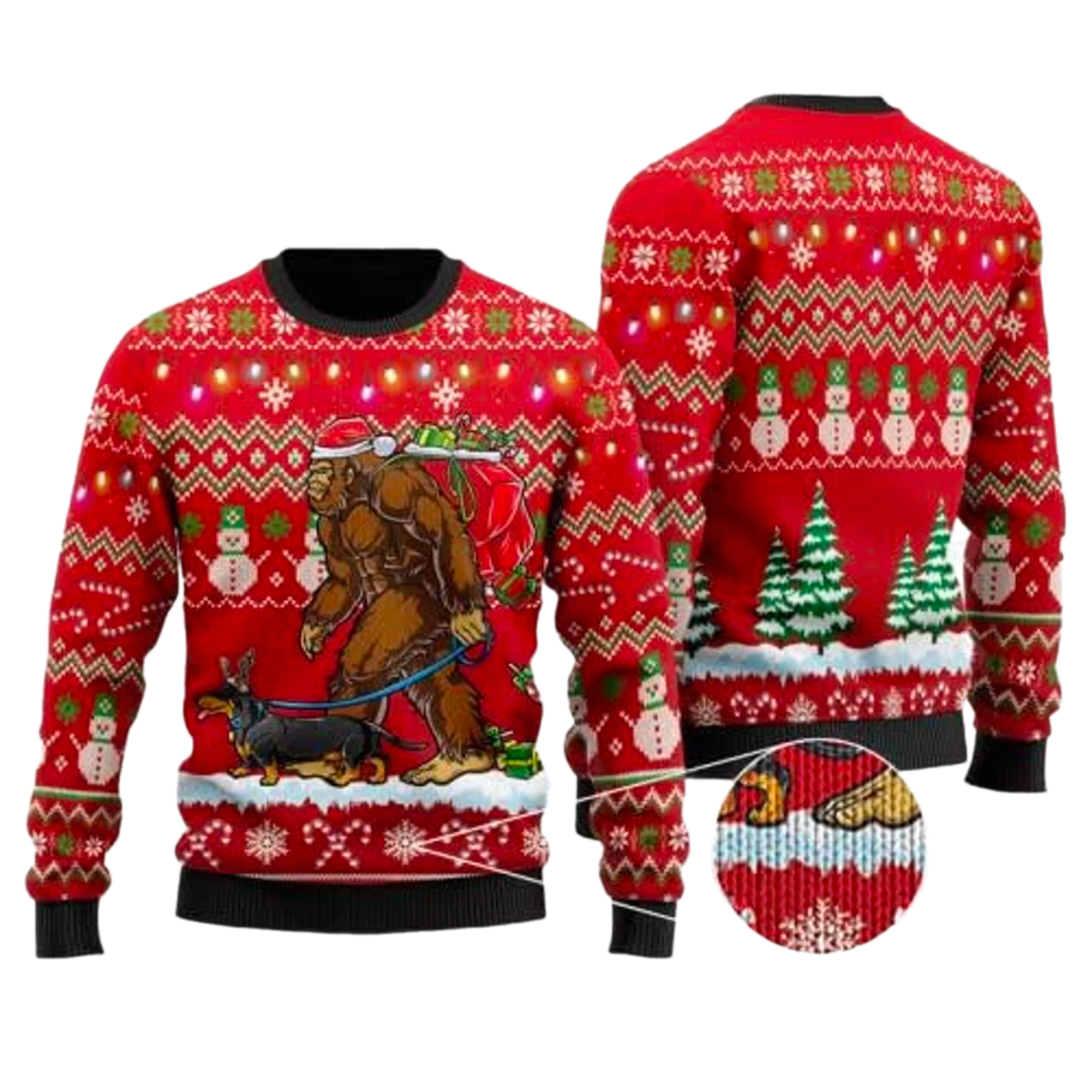 Christmas BigFo.ot Ugly Christmas Sweater For Men & Women Christmas Gift Thanksgiving Sweater US4385 - WeCustomit