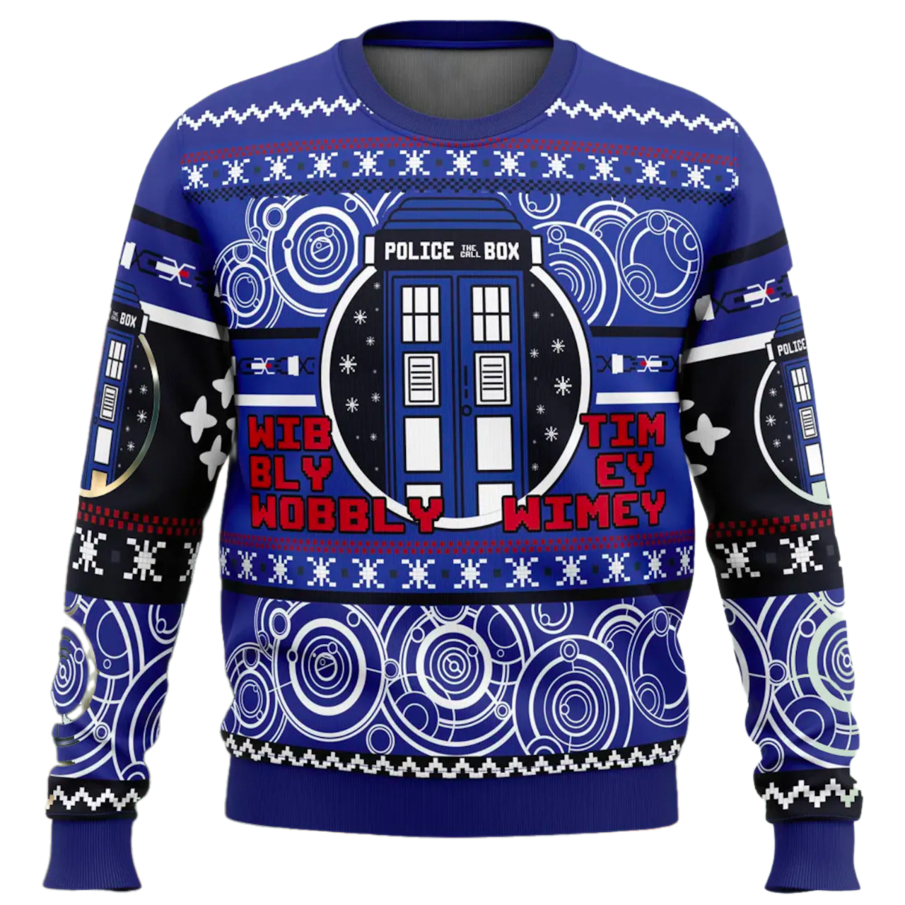WHO'S Outside Doctor Who Ugly Christmas Sweater For Men & Women Christmas Gift Thanksgiving Sweater US4391 - WeCustomit