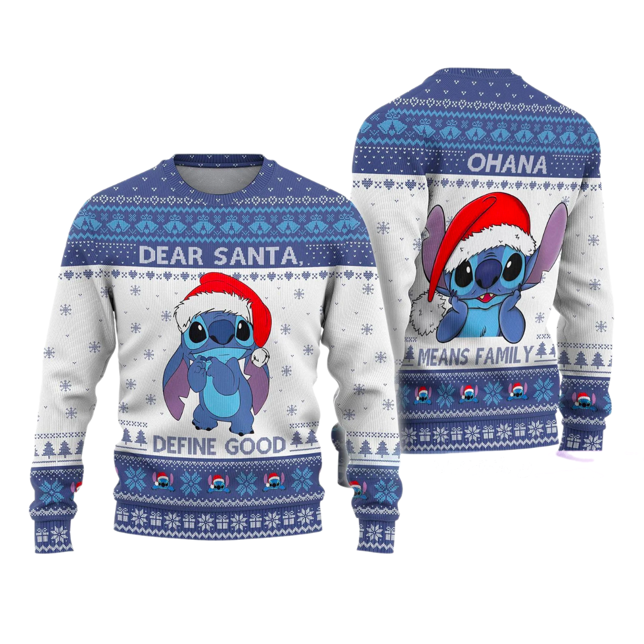 Stit ch Ugly Christmas Sweater For Men & Women Christmas Gift Thanksgiving Sweater US4417 - WeCustomit