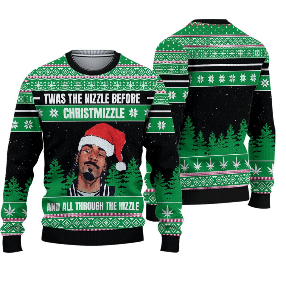Snoop Dogg Ugly Christmas Sweater For Men & Women Christmas Gift Sweater BH597 - WeCustomit