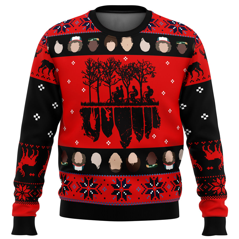 Stranger Things Ugly Christmas Sweater - WeCustomit