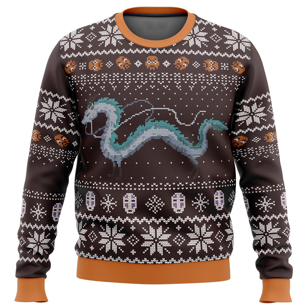 Studio Ghibli Spirits Ugly Christmas Sweater - WeCustomit