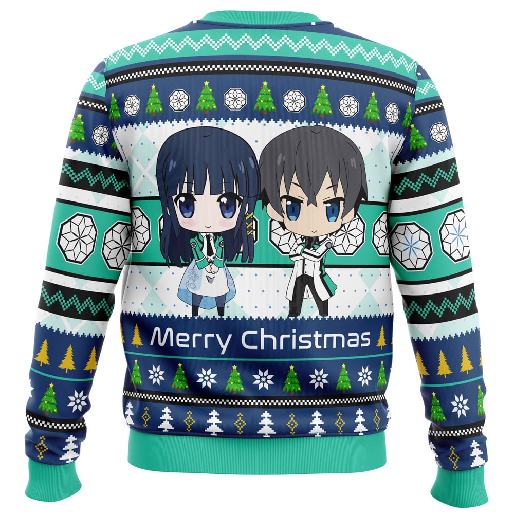 Tatsuya And Miyuki The Irregular at Magic High School Ugly Christmas Sweater - WeCustomit