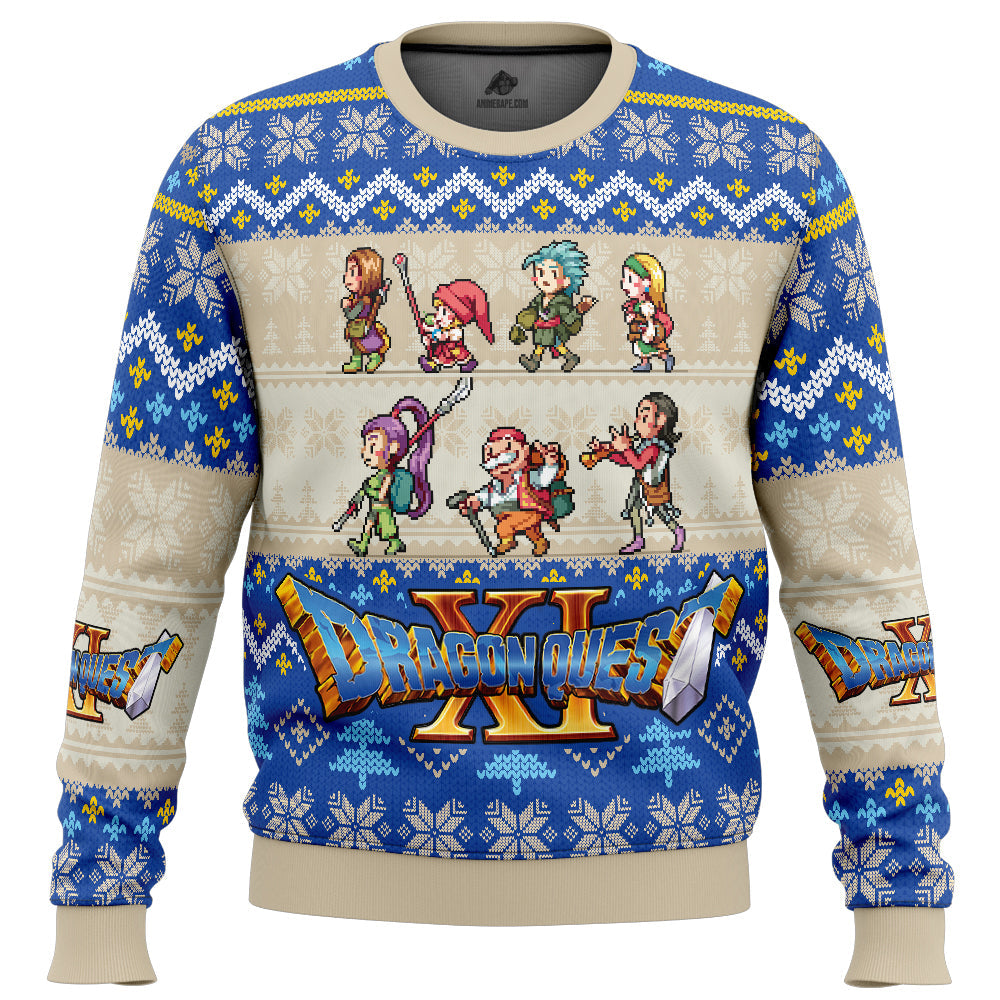 Team Quest Dragon Quest Ugly Christmas Sweater - WeCustomit