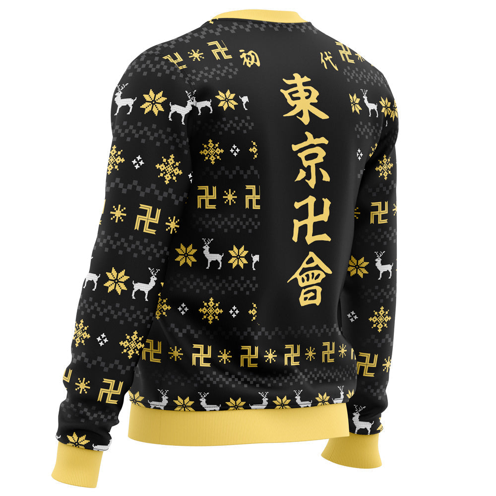 The Buddhist Symbol Tokyo Revengers Ugly Christmas Sweater - WeCustomit