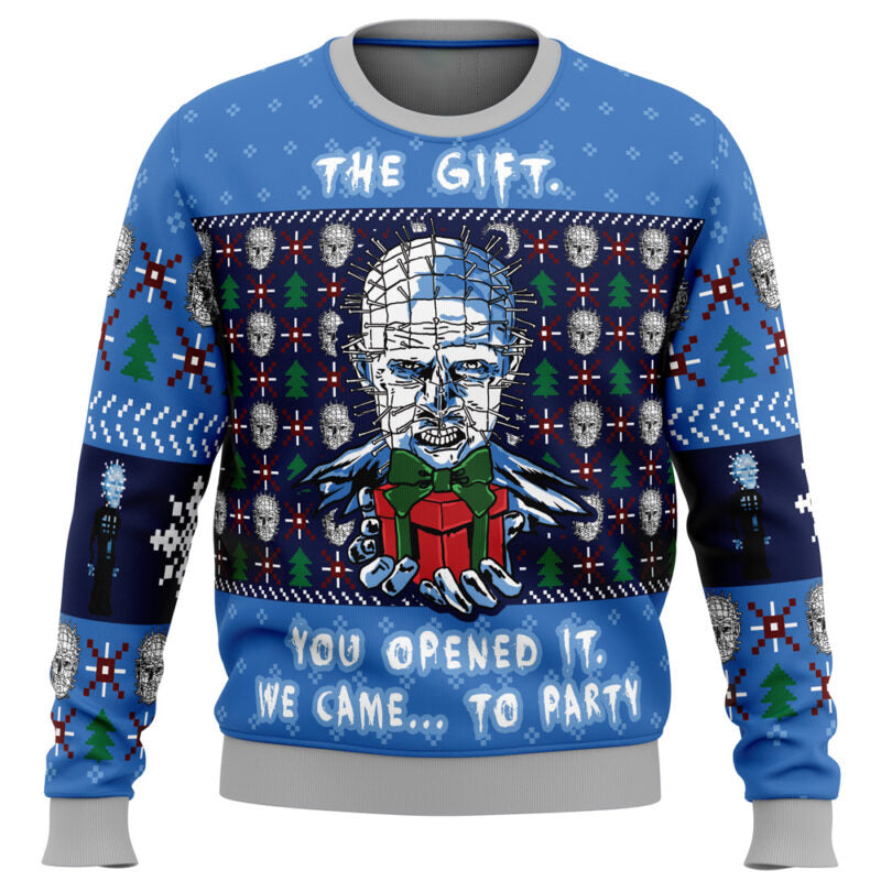 The Gift Hellraiser Ugly Christmas Sweater - WeCustomit