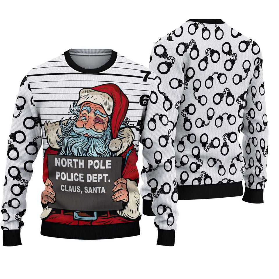 Santa Claus Ugly Christmas Sweater For Men & Women Christmas Gift Sweater BH639 - WeCustomit