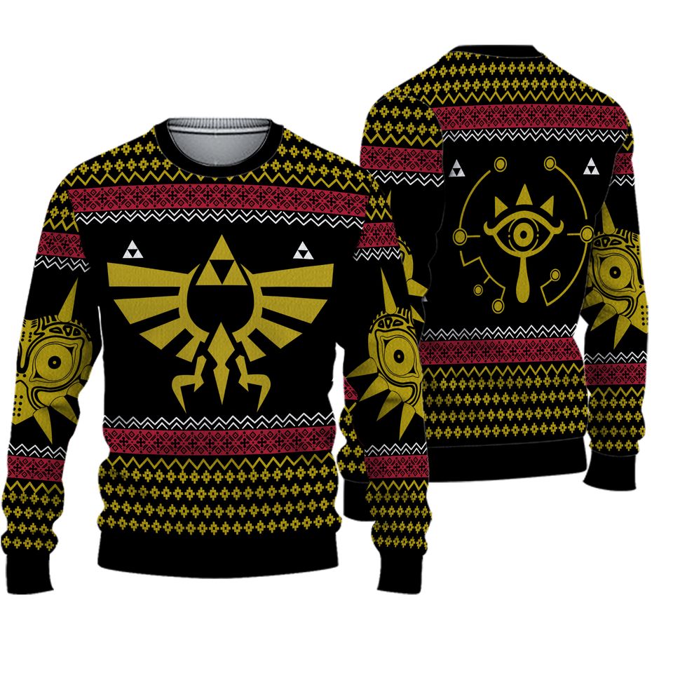 The Legend of Zelda Ugly Christmas Sweater For Men & Women Christmas Gift Sweater BH593 - WeCustomit