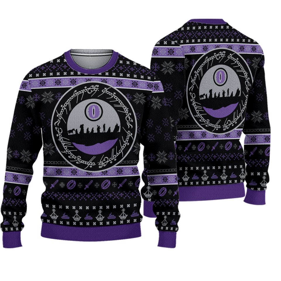The Lord of the Ring Ugly Christmas Sweater For Men & Women Christmas Gift Sweater BH626 - WeCustomit