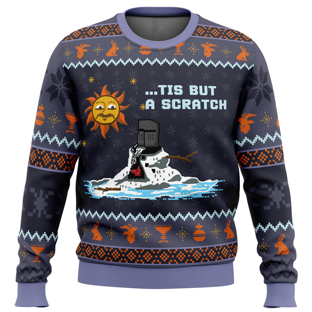 The Melting Knight Monty Python Ugly Christmas Sweater - WeCustomit