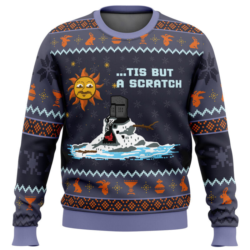 The Melting Knight Monty Python Ugly Christmas Sweater - WeCustomit