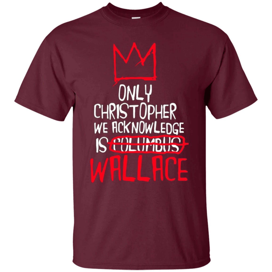 The Only Christopher We Acknowledge Is Wallace Shirt - WeCustomit