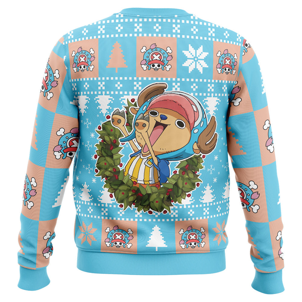 Timeskip Tony Tony Chopper One Piece Pirates Ugly Christmas Sweater - WeCustomit