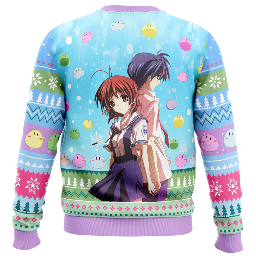 Tomoya And Nagisa Clannad Ugly Christmas Sweater - WeCustomit