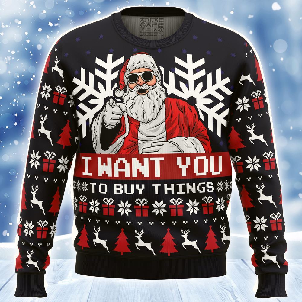 Uncle Santa Claus Ugly Christmas Sweater For Men & Women Christmas Gift Sweater US3425 - WeCustomit