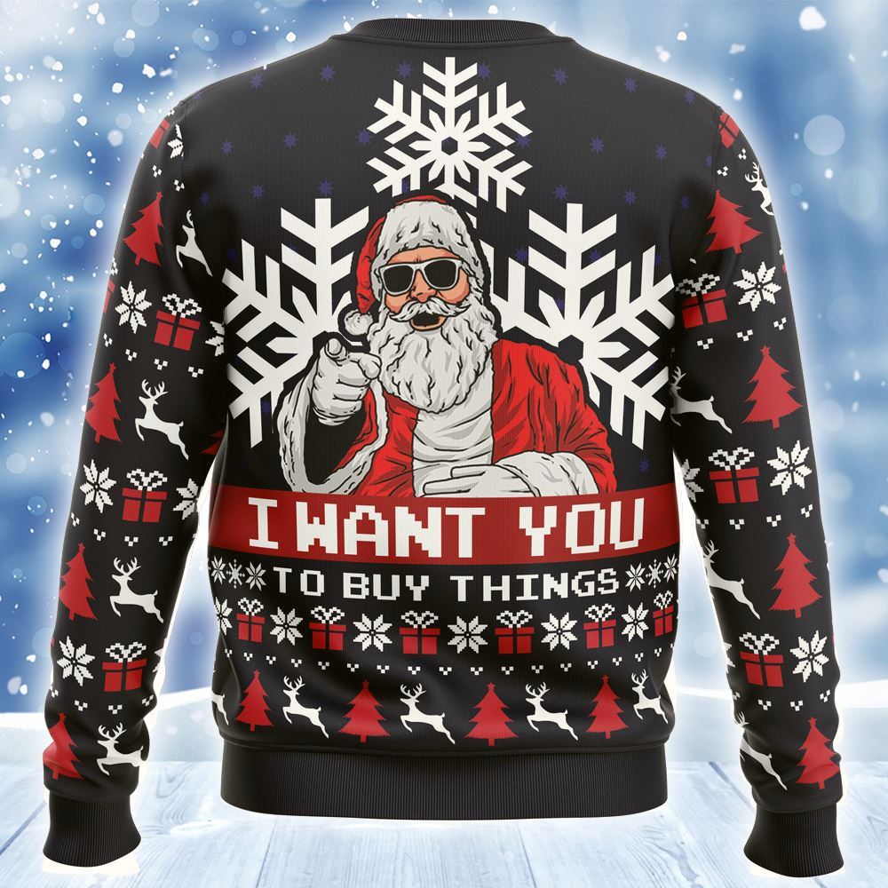 Uncle Santa Claus Ugly Christmas Sweater For Men & Women Christmas Gift Sweater US3425 - WeCustomit