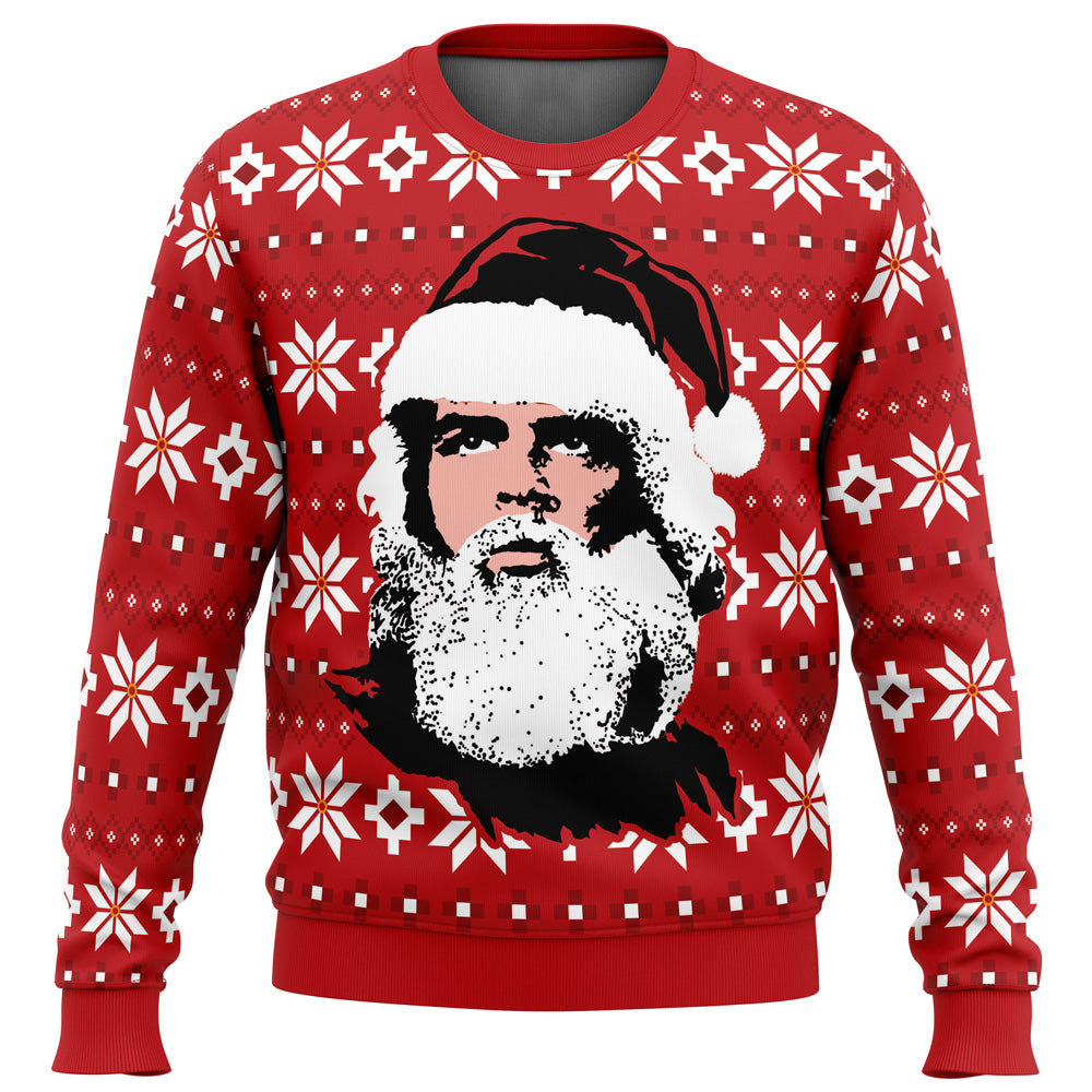 Viva La Navidad Santa Che Guevarra Ugly Christmas Sweater - WeCustomit