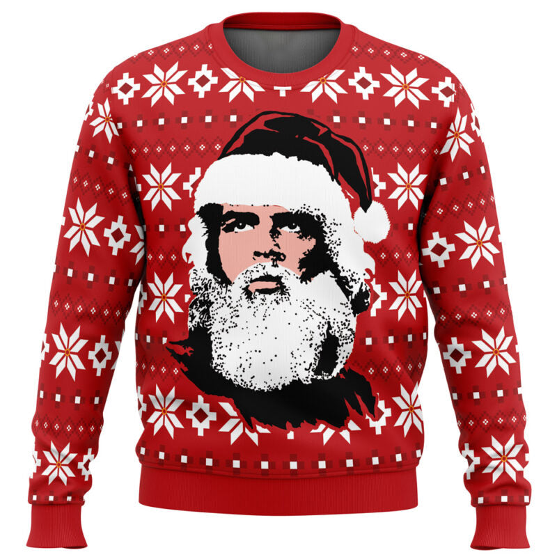 Viva La Navidad Santa Che Guevarra Ugly Christmas Sweater - WeCustomit