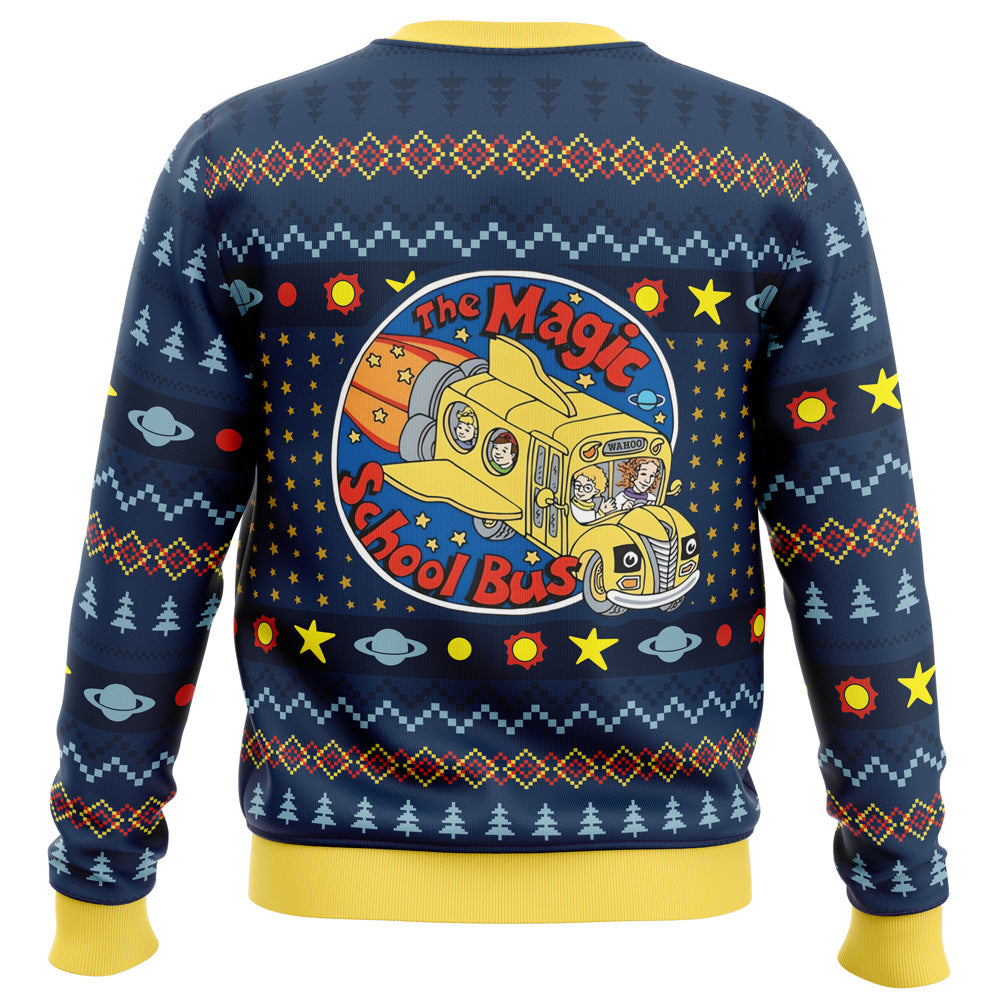Wahoo The Magic School Bus Ugly Christmas Sweater - WeCustomit