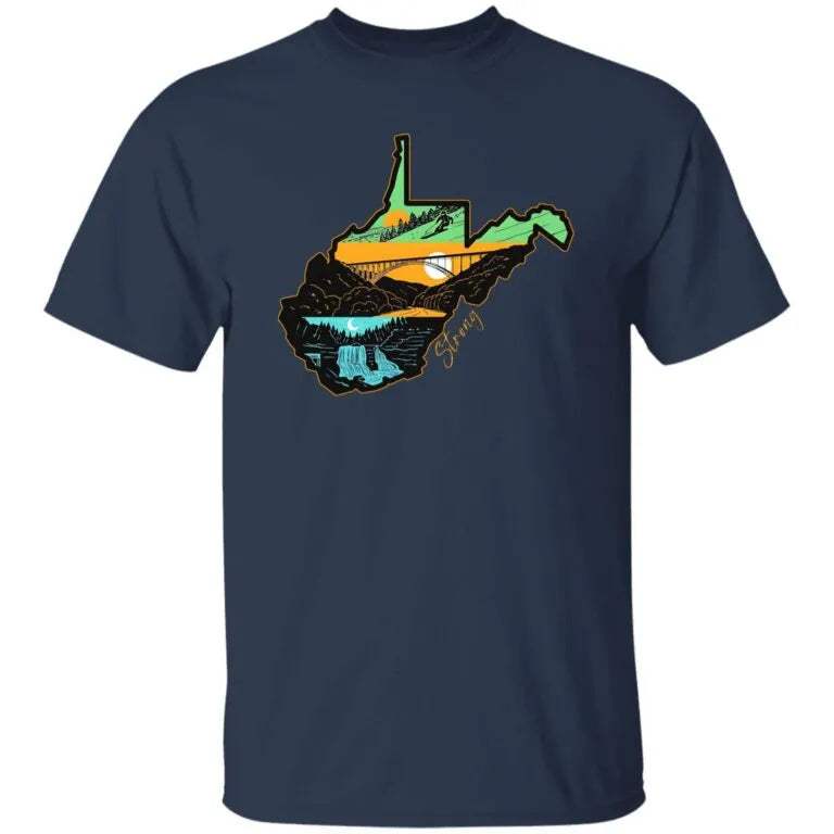 West Virginia Strong Take Me Home Country Roads Print Shirt - WeCustomit