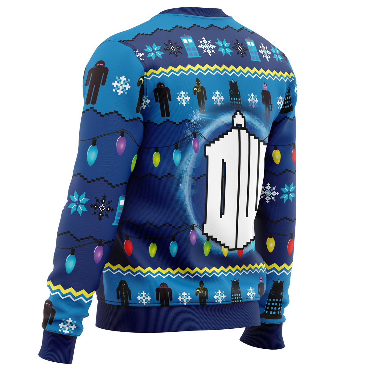 WHO'S Outside Doctor Who Ugly Christmas Sweater - WeCustomit