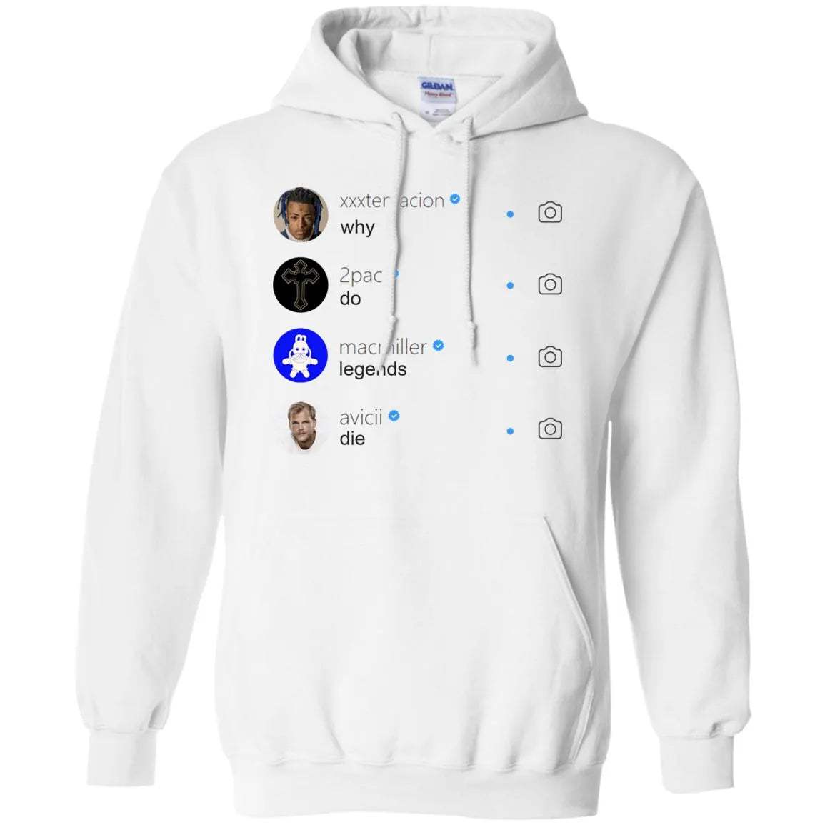 Why Do Legends Die Hoodie XXX 2Pac MacMiller Avicii - WeCustomit