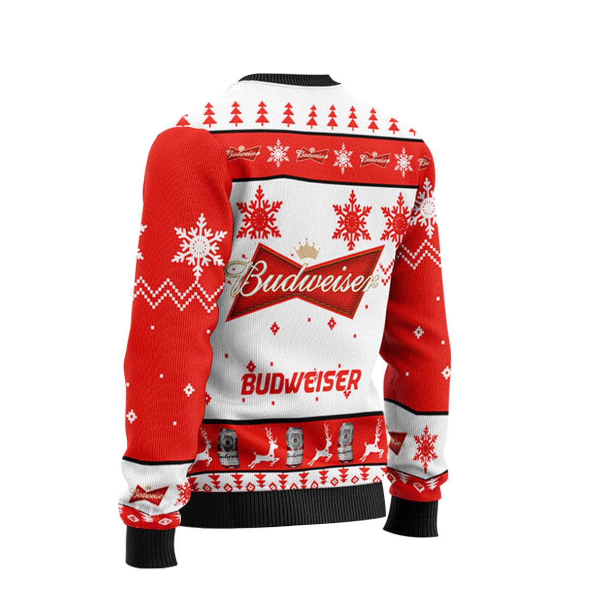 Xmas Budweiser Ugly Sweater - WeCustomit