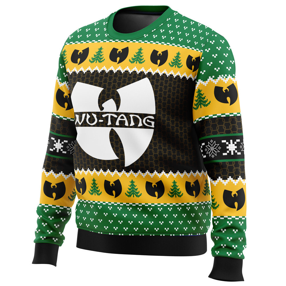 Yah It's Christmas Time Yo Wu Tang Clan Ugly Christmas Sweater - WeCustomit