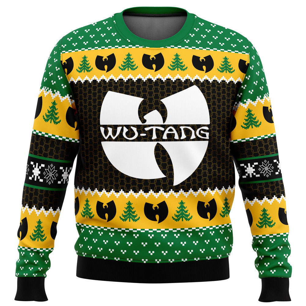 Yah It's Christmas Time Yo Wu Tang Clan Ugly Christmas Sweater - WeCustomit